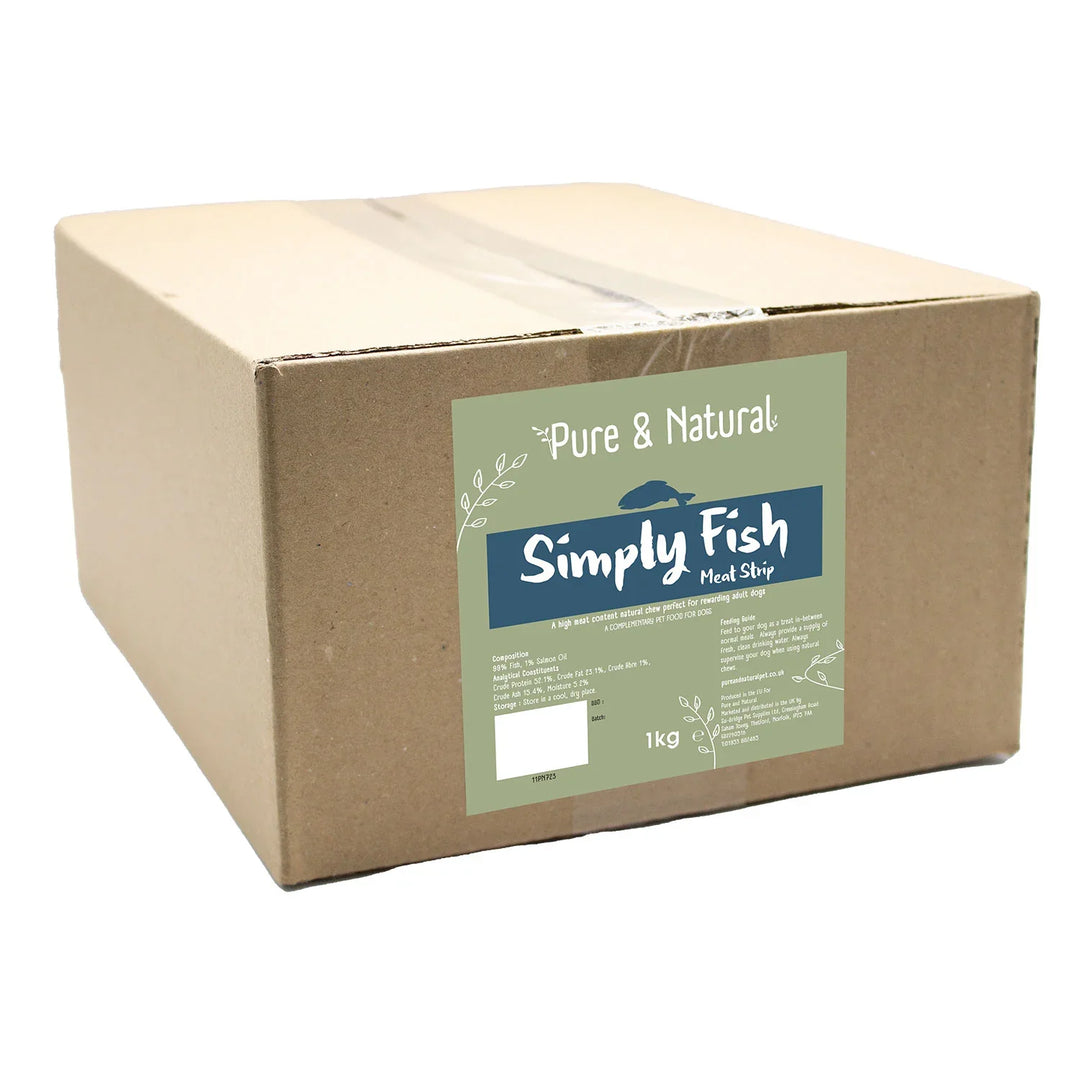 Pure & Natural Simply Fish Meat Strips 1kg