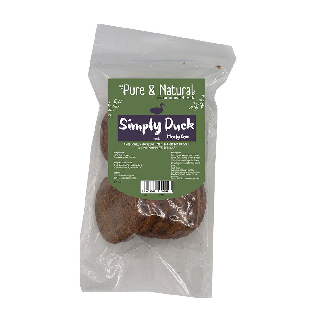 Pure & Natural 10 Simply Meaty Coins Duck