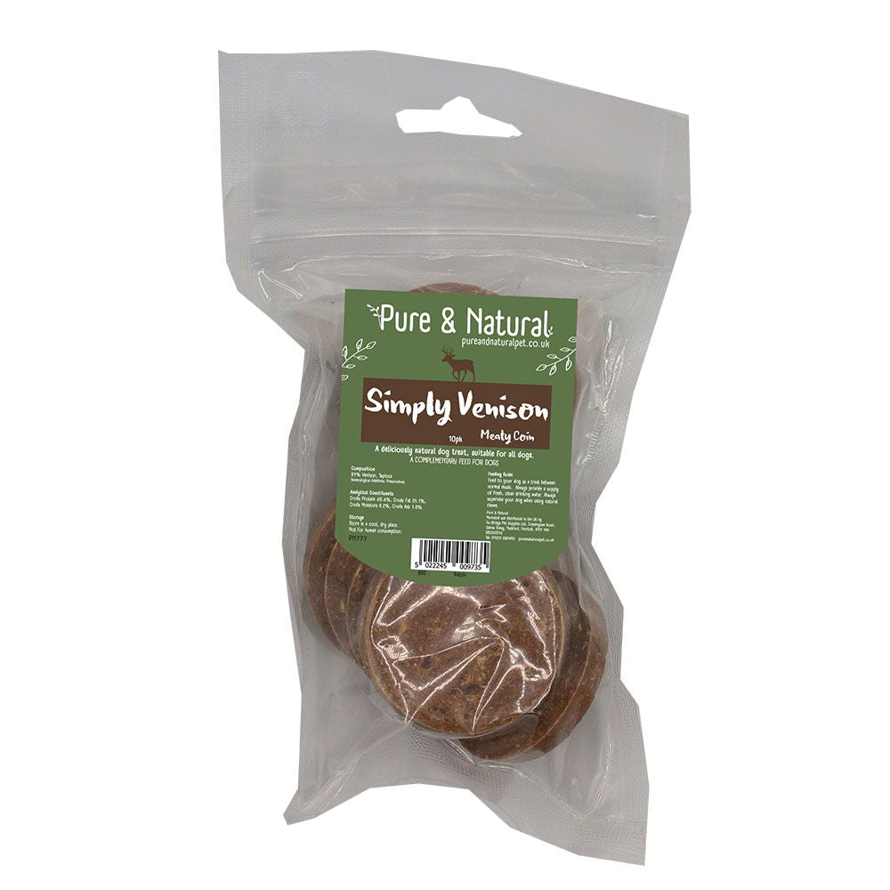 Pure & Natural 10 Simply Meaty Coins Venison