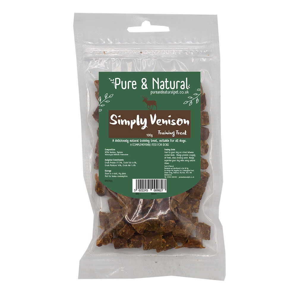 Pure &amp; Natural Simply Meaty Training Treats Venison