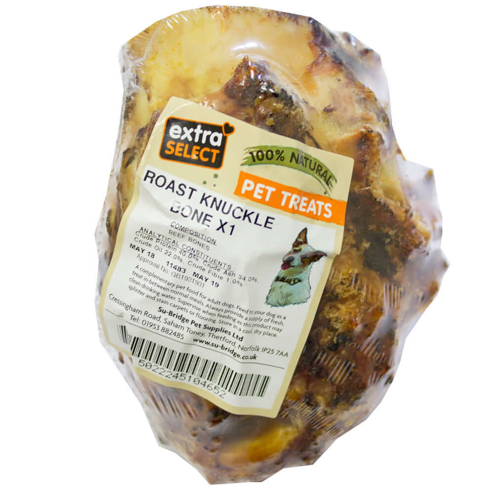 Extra Select Natural Dog Treats Roast Knuckle Bone Pre-Packed