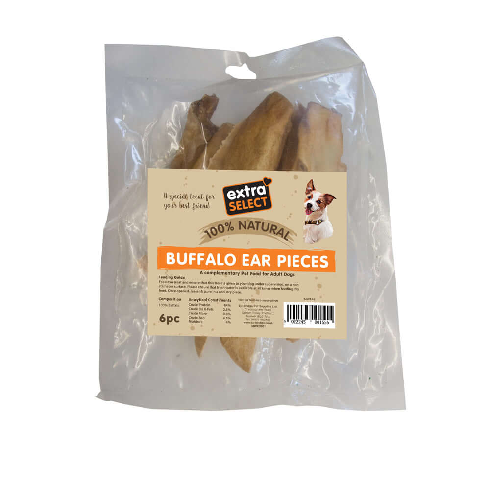 Extra Select Buffalo Ear Pieces 6pk