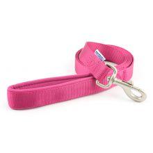 Ancol Padded Nylon Lead Raspberry 2.5x180cm