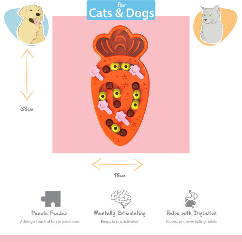 Happy Pet Carrot Puzzle Feeder