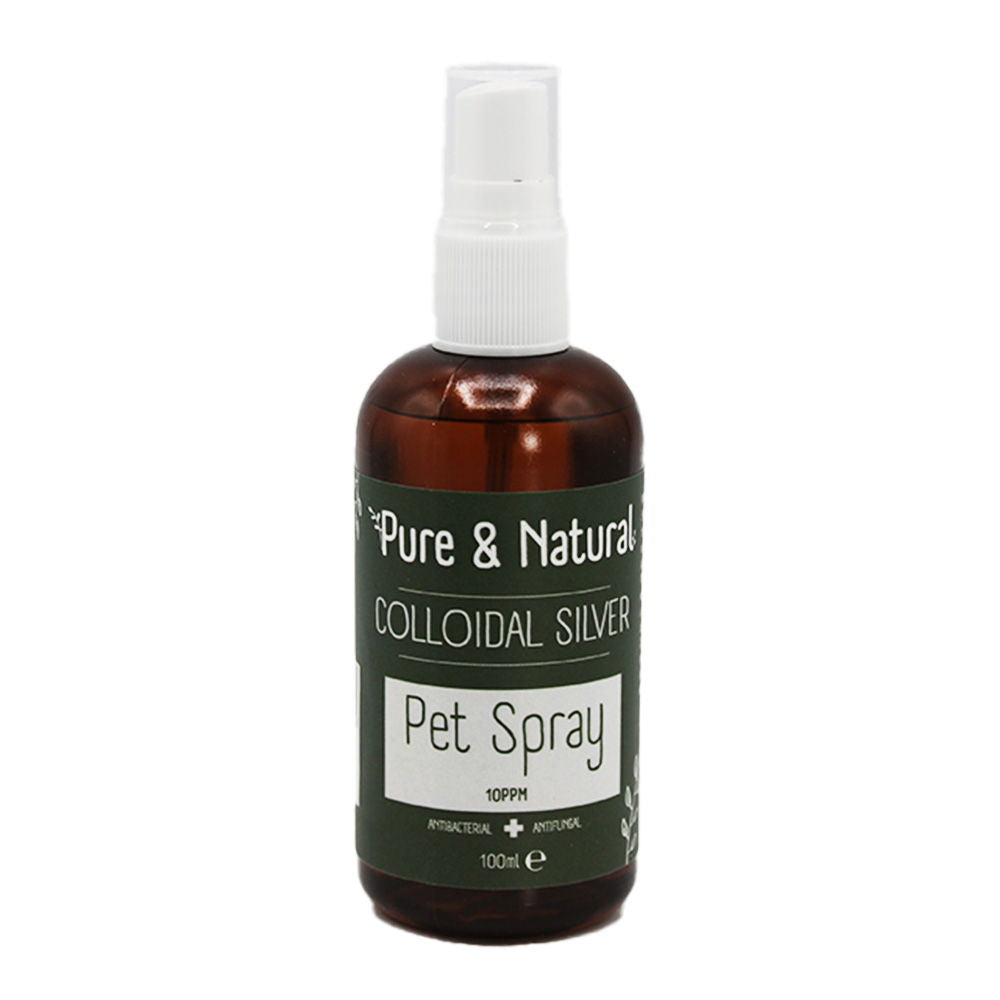 Pure & Natural Colloidal Silver 10ppm for Pets Spray 100ml