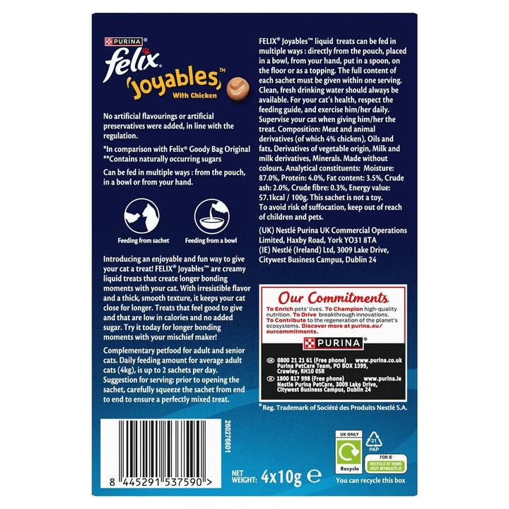 Felix Joyables Chicken 4X10G