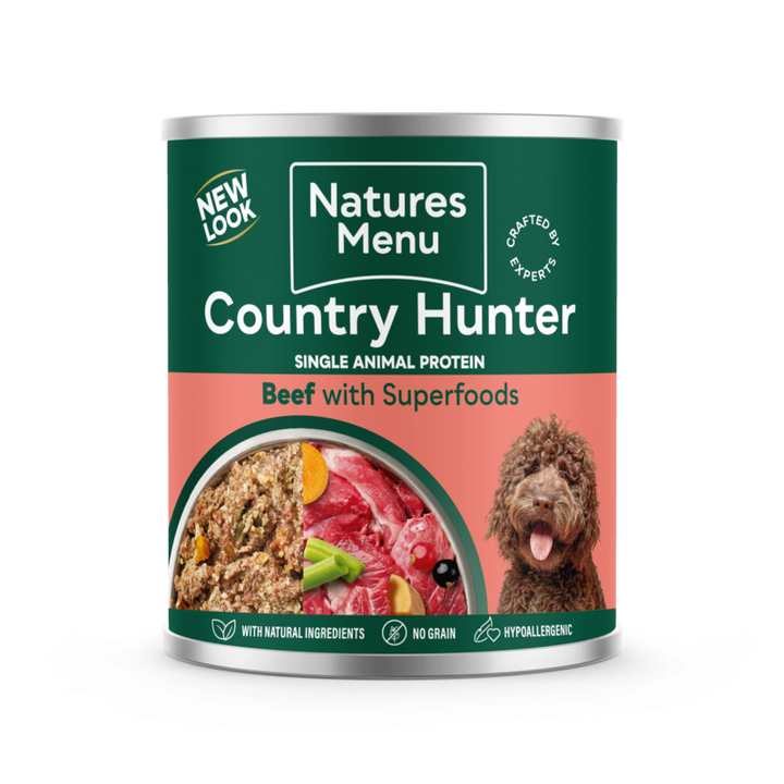 Natures Menu Country Hunter Beef with Superfoods 600g x 6