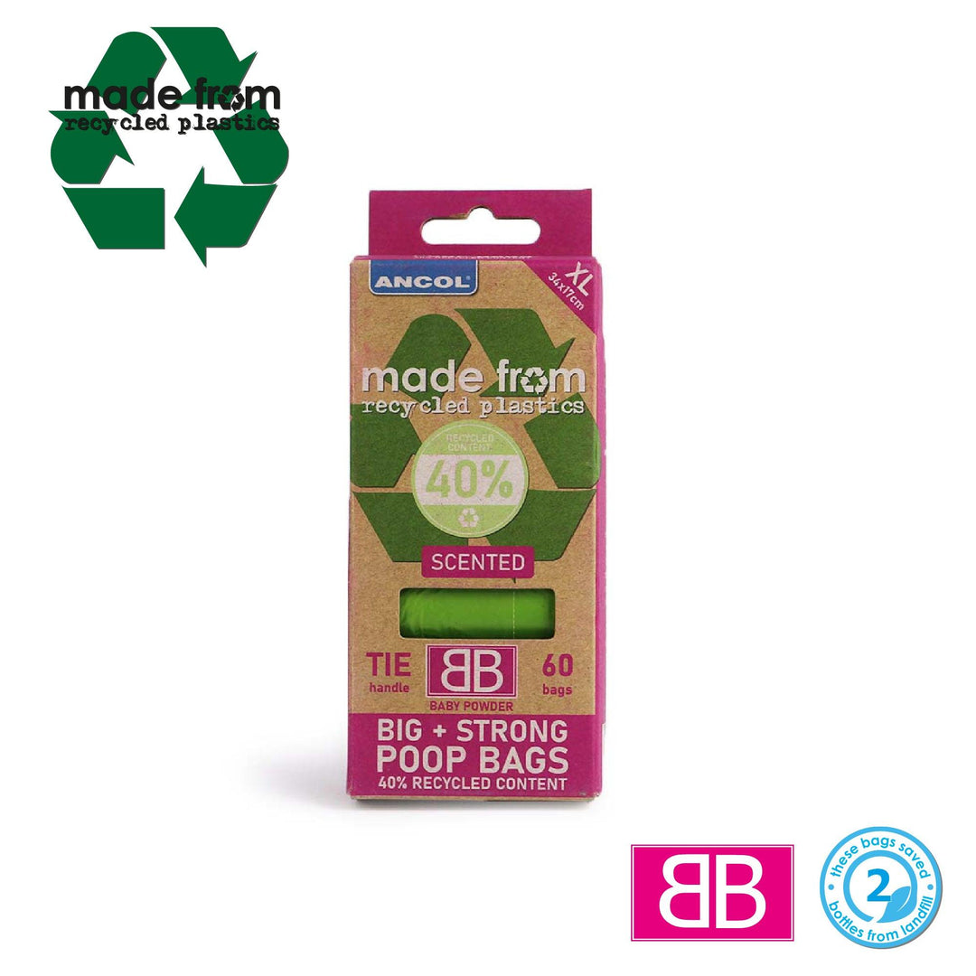 Ancol Made From Scented Poop Bag 4 Refill Pack