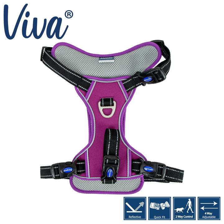 Ancol Viva Travel Harness Purple