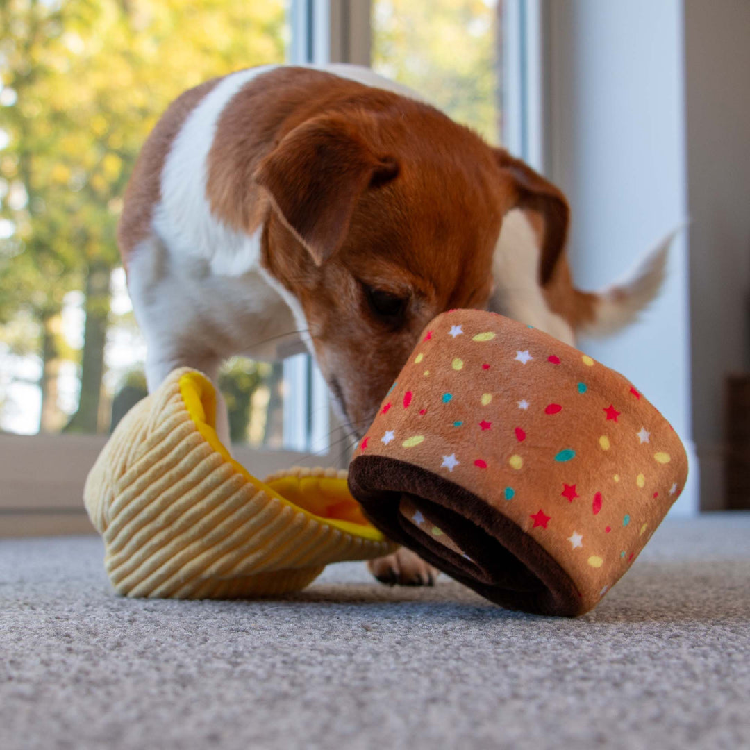 Ancol Pawty Snuffle Yellow Cupcake