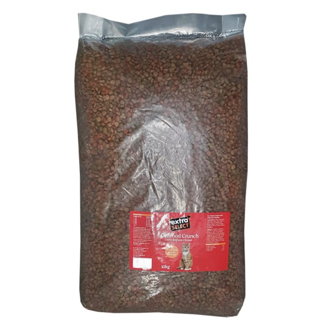 Extra Select Cat Crunch Meat Mix - Beef Chicken & Veg