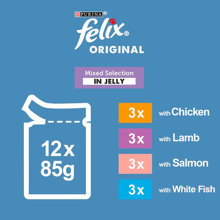 FELIX SENIOR in Jelly MV Mixed Selection 12x85g