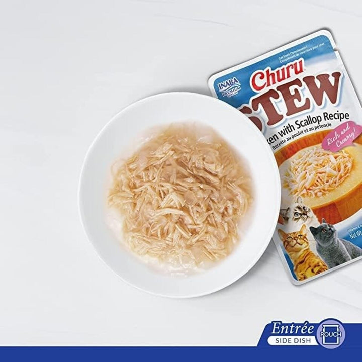 CIAO Stew Chicken with Salmon Recipe Cat Wet Pouches 40gx12