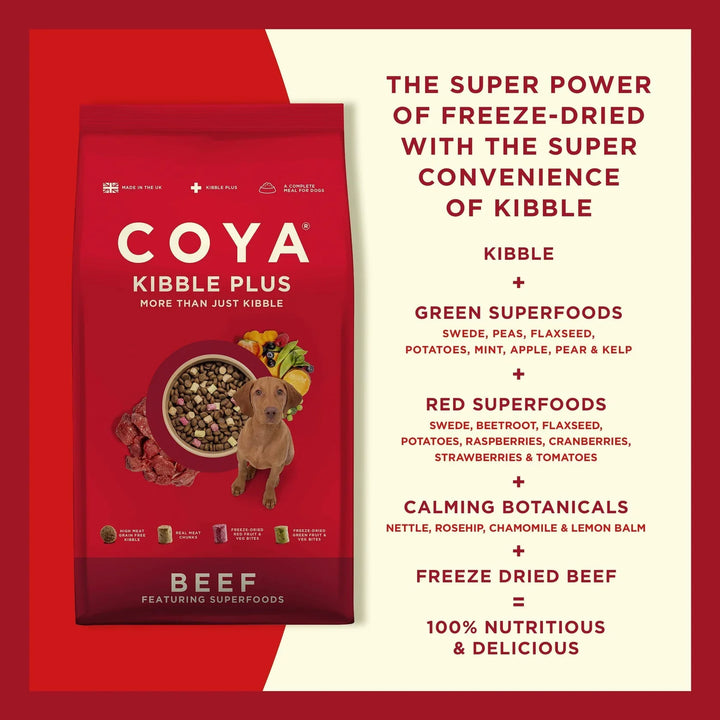Coya Freeze Dried Kibble Plus Beef 1.5kg