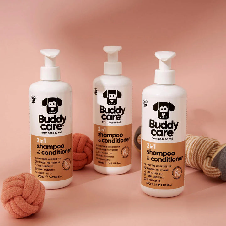 Buddycare Dog 2 in 1 Shampoo & Conditioner Coconut