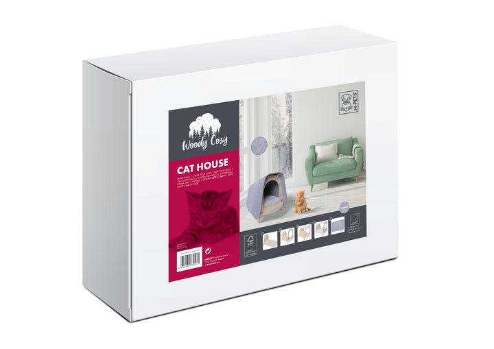 M-PETS Woody Cozy Cat House