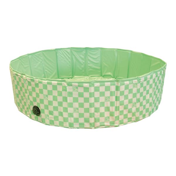 Rosewood Green Checkered Paddling Pool Medium, 120Cm