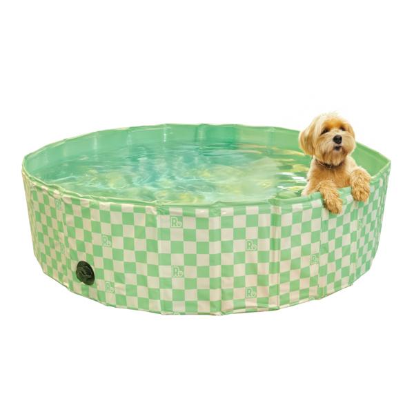 Rosewood Green Checkered Paddling Pool Medium, 120Cm