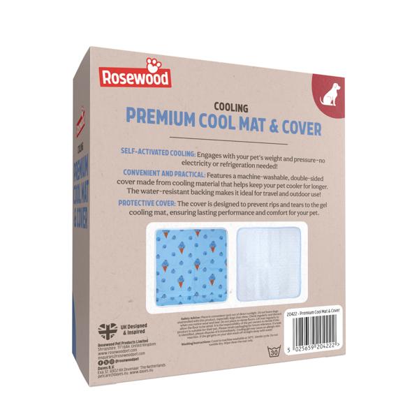 Rosewood Premium Cool Mat &amp; Cover Medium, 53X68Cm