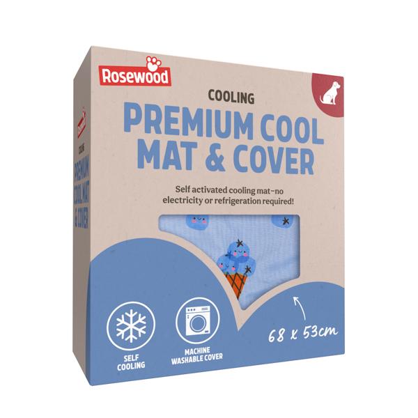 Rosewood Premium Cool Mat &amp; Cover Medium, 53X68Cm