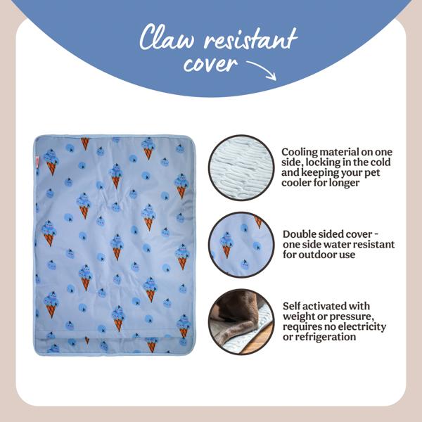 Rosewood Premium Cool Mat &amp; Cover Medium, 53X68Cm