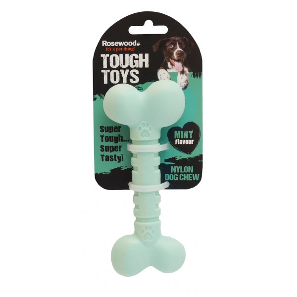 Rosewood Tough Toys Mint Bone