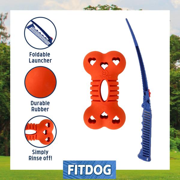 Rosewood Fitdog Bone Throw Toy