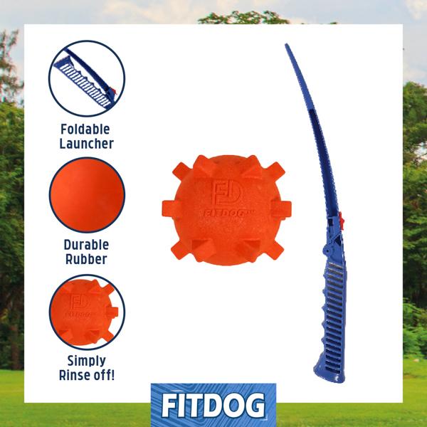 Rosewood Fitdog Spikey Ball Throw Toy