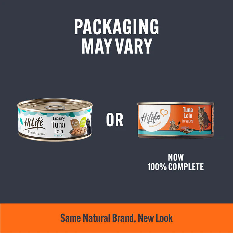 Hi Life Cat Tuna Loin in Sauce Can 12x70g