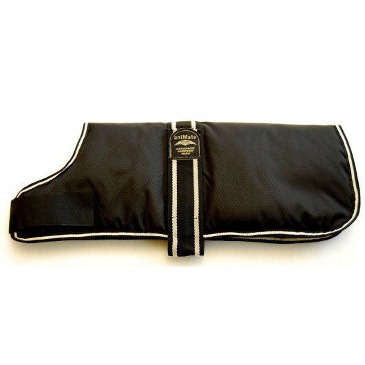 Animate Padded Waterproof Coat Black 56cm (22")