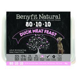 Benyfit Natural 80.10.10 Duck Meat Feast, 1kg Raw Frozen