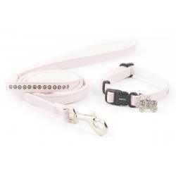 Ancol Jewelled Puppy Set Pink 20-30cm