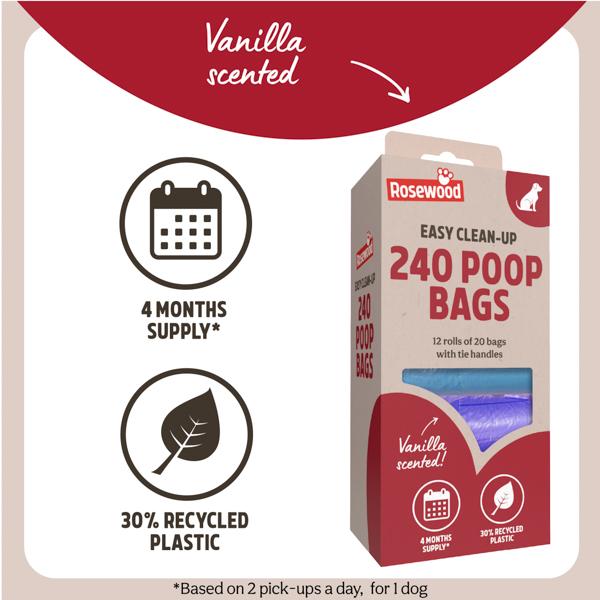 Rosewood 240Pc Poop Bags