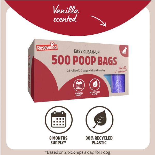 Rosewood 500Pcs Poop Bags