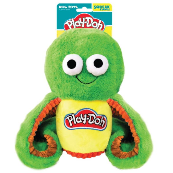 Hasbro Play-Doh Squeak and Crunch Octopus Can 10in
