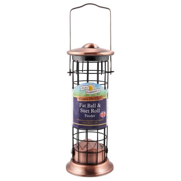 Harrisons Copper Die Cast Suet Roll and Fat Ball Feeder - Ormskirk Pets