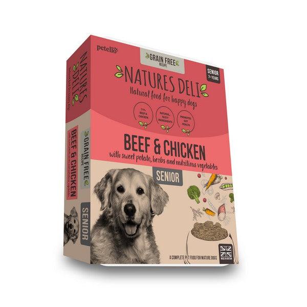 Natures Deli Senior GF Beef & Chicken 395g Case of 7