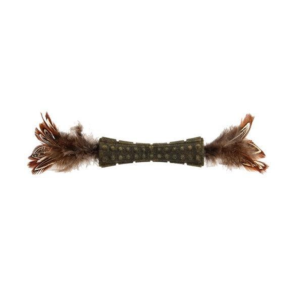 GiGwi Double Ended Feather Stick Cat Toy Natural