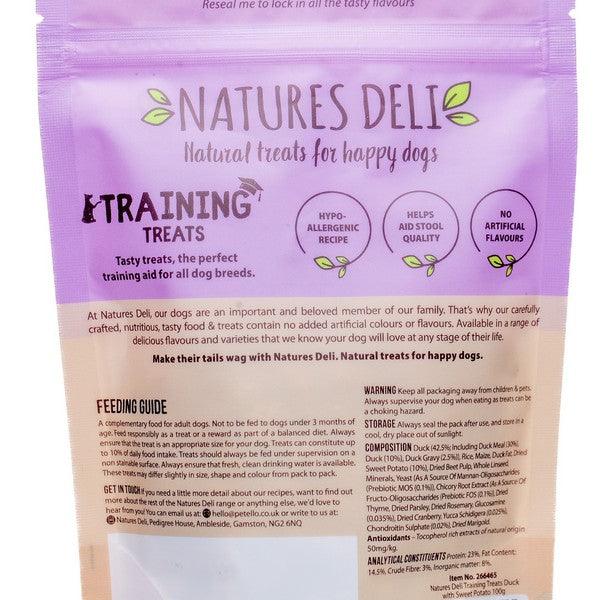 Natures Deli Adult Training Treats Duck With Sweet Potato 100g Case of 10
