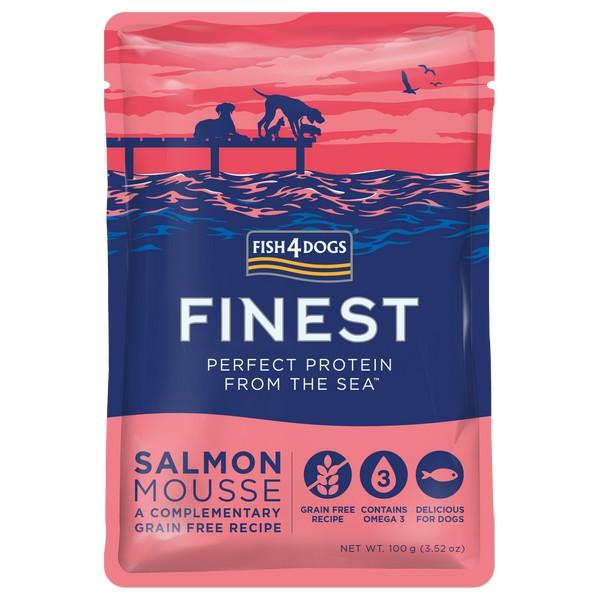 Fish4Dogs Finest Salmon Mousse 100g Case of 6