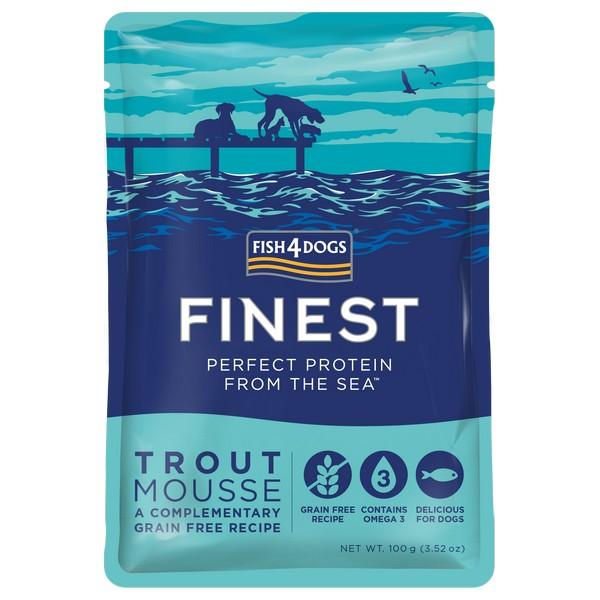 Fish4Dogs Finest Trout Mousse 100g Case of 6