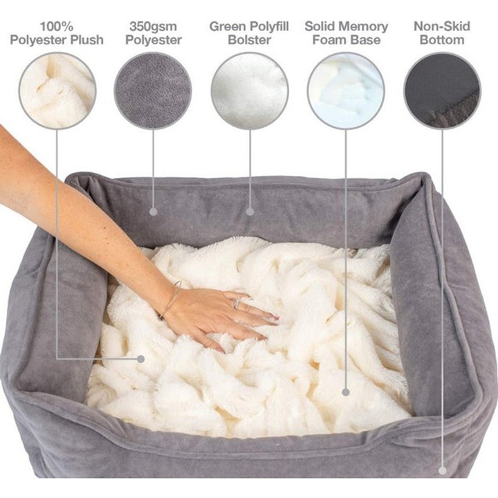 PetFusion Cuddler Dog Bed 25"