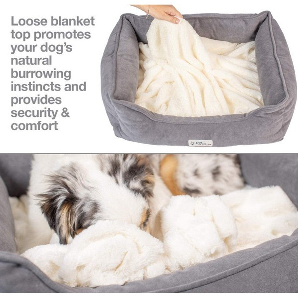 PetFusion Cuddler Dog Bed 25"