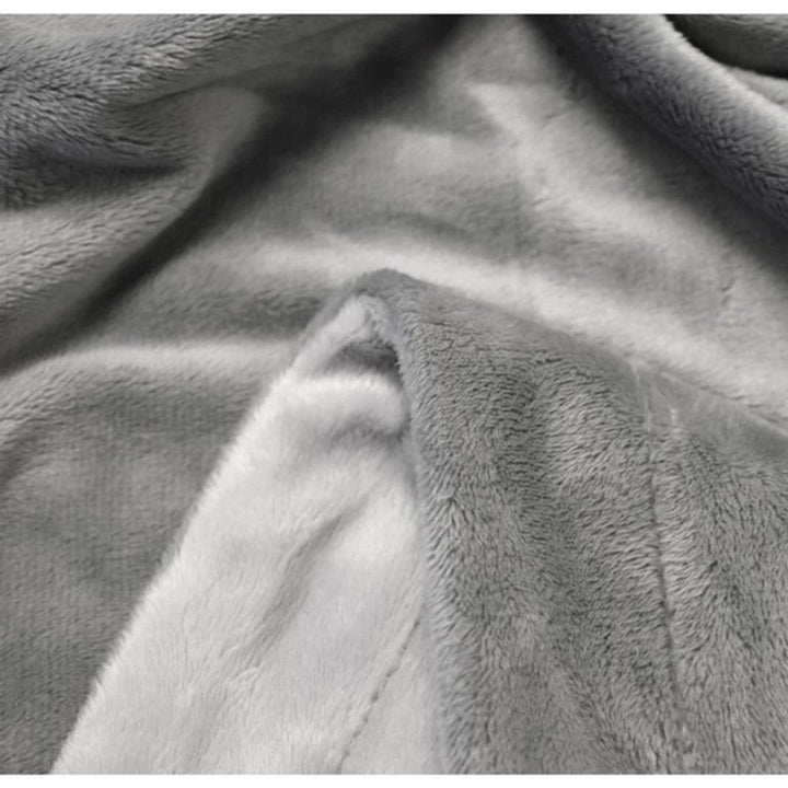PetFusion Premium Pet Blanket XL Grey Reversible Micro Plush