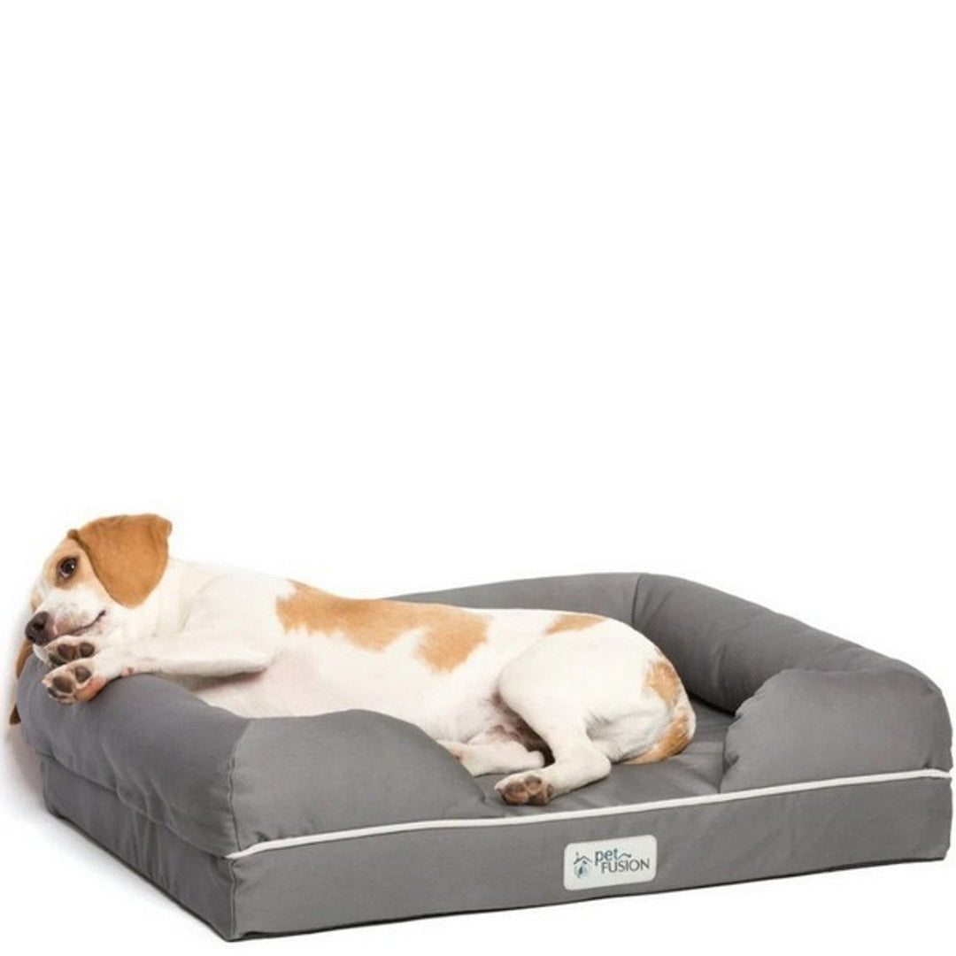 PetFusion Ultimate Solid 2.5 Inch Memory Foam Pet Bed For Small Dogs and Cats