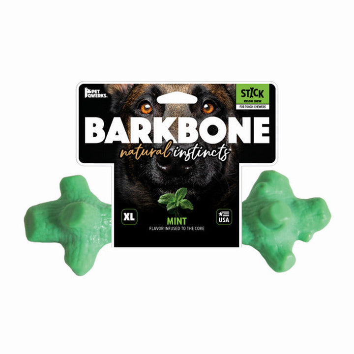 Pet Qwerks BarkBone Mint Stick Chew Toy