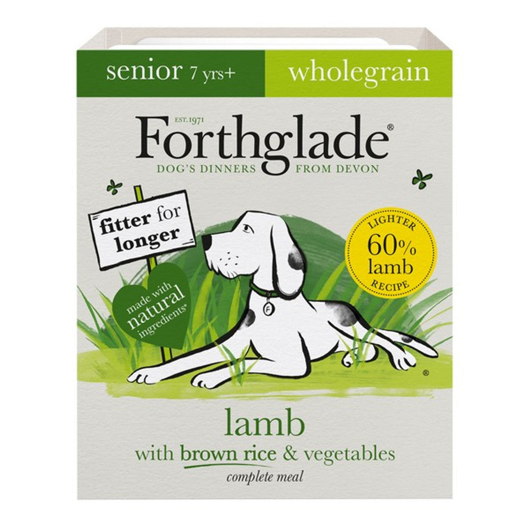 Forthglade 7+ Senior Dog Complete Meal Wholegrain Lamb & Rice 18 X 395g