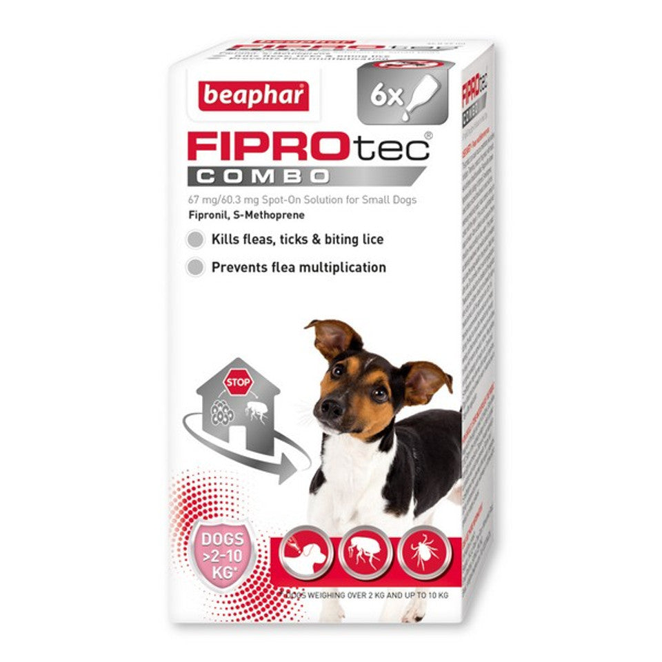 Beaphar Fiprotec Combo Spot-On Small Dog 6 Treatments