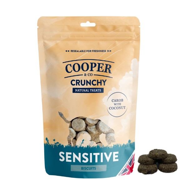 Cooper &amp; Co Crunchy Biscuit Sensitive Carob with Coconut 135g