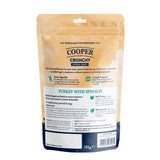 Cooper &amp; Co Crunchy Biscuit Active Turkey with Spinach 135g